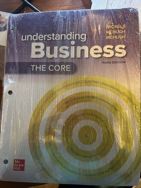 McGraw Hill Understanding Business The Core - Purple and Gold